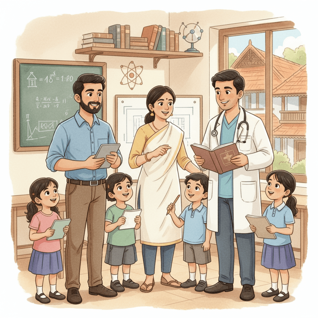 Expert mentors guiding young students